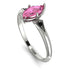 Marquise Pink Moissanite Geometrical Engagement Ring - Reese No. 809